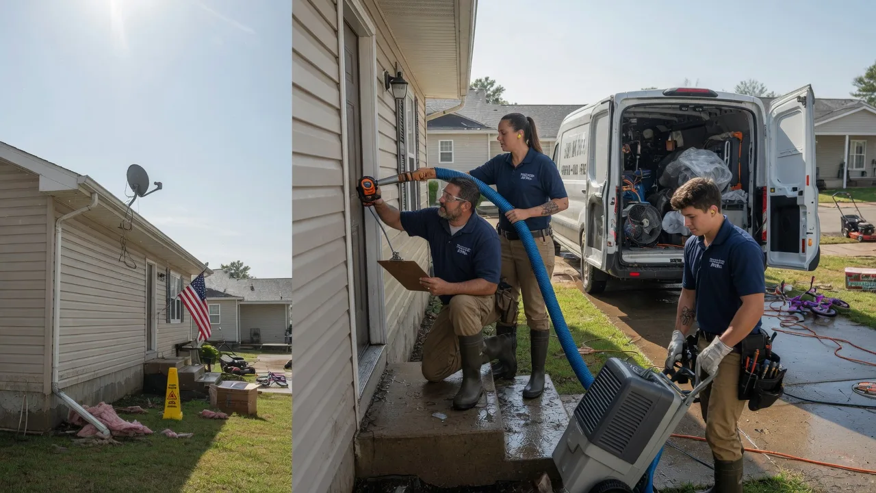 Ceiling Water Damage Restoration in Rochelle, IL near me